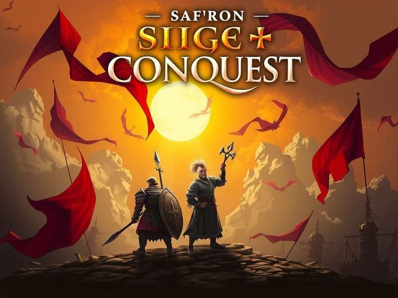 Saffron Siege Conquest Game Banner